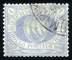 Repubblica di San Marino - 1894 - 1 Lira ... 