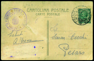 Aerogrammi e Voli - REGNO DITALIA - 1911 - ... 