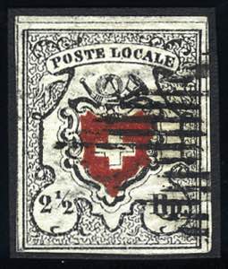 Paesi Europei - Svizzera - 1850 - Croce ... 