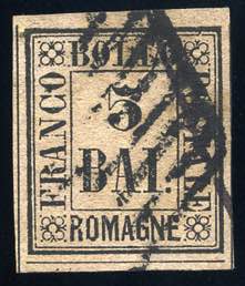 Antichi Stati Italiani - Romagne - 1859 - 5 ... 