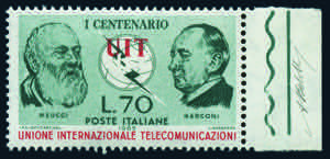 Repubblica Italiana - 1965 - U.I.T. 70 lire ... 