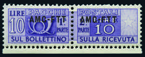 Trieste A - Pacchi Postali - 1949 - 10 Lire ... 