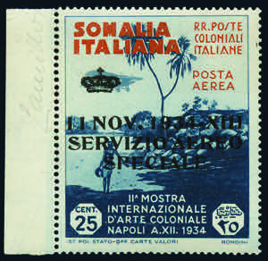 Colonie Italiane - Somalia - Servizio Aereo ... 