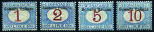 Colonie Italiane - Somalia - Segnatasse - ... 