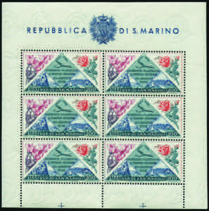 Repubblica di San Marino - Foglietti - 1952 ... 