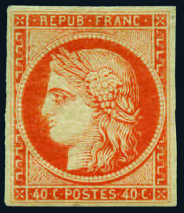 Paesi Europei - Francia - 1850 - Ceres 40 c. ... 