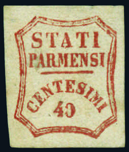 Antichi Stati Italiani - Parma - 1859 - 40 ... 
