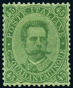 Regno dItalia - 1889 - Umberto I 45 c. ... 
