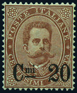 Regno dItalia - 1890 - Umberto I 20 c. su ... 