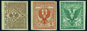 Regno dItalia - 1901 - Floreale, prove ... 