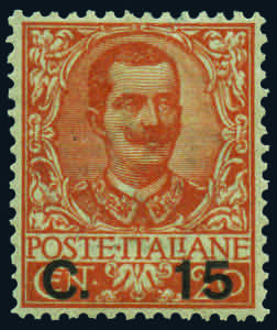 Regno dItalia - 1905 - Floreale 15 c. su 20 ... 