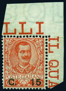 Regno dItalia - 1905 - Floreale 15 c. su 20 ... 