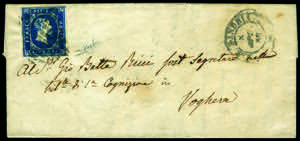 Sardegna - 1852 - Lettera spedita da ... 