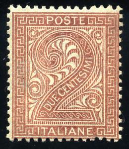Regno dItalia - 1863 - 2 c. bruno rosso ... 