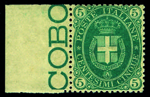 Regno dItalia - 1889 - 5 c. verde scuro, ... 