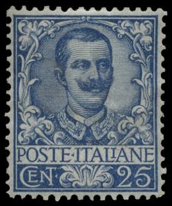 Regno dItalia - 1901 - Floreale 25 c. ... 