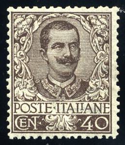 Regno dItalia - 1901 - Floreale 40 c. ... 