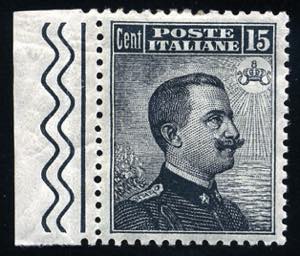 Regno dItalia - 1909 - 15 c. grigio nero, ... 
