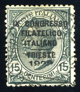 Regno dItalia - 1922 - Congresso Filatelico ... 