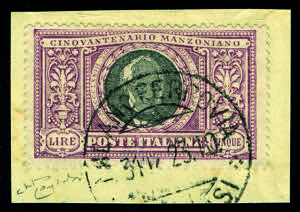 Regno dItalia - 1923 - Manzoni, serie ... 