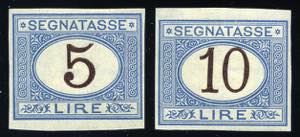 Segnatasse - 1870/74 - Serie completa delle ... 