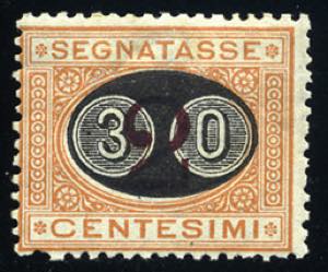 Segnatasse - 1891 - Mascherine, fresca serie ... 