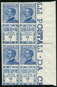 Pubblicitari - 1924 - 25 c. azzurro e ... 