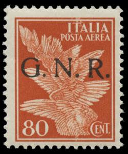 Posta Aerea - 1944 - 80 c. arancio, fresco ... 