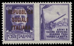 Propaganda di Guerra - 1944 - 50 c. violetto ... 