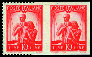 Repubblica Italiana - 1947 - Democratica 10 ... 