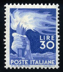 Repubblica Italiana - 1947 - Democratica 30 ... 