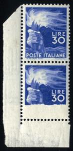 Repubblica Italiana - 1947 - Democratica 30 ... 