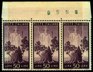 Repubblica Italiana - 1945 - Democratica 50 ... 