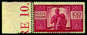Repubblica Italiana - 1946 - Democratica 100 ... 