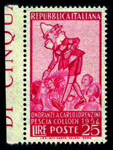Repubblica Italiana - 1954 - Pinocchio 25 ... 