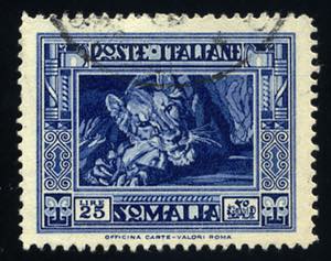 Somalia - 1938 - Pittorica 25 Lire azzurro, ... 