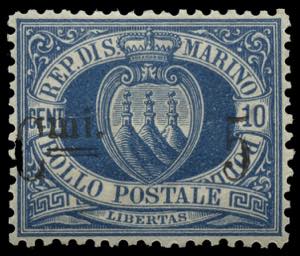 Repubblica di San Marino - 1892 - Stemma 5 ... 