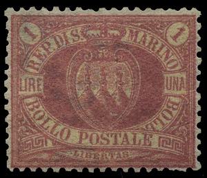 Repubblica di San Marino - 1892 - Stemma 1 ... 