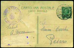 Aerogrammi e Voli - REGNO DITALIA - 1911 - ... 