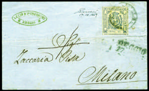 Modena - 1859 - Lettera spedita da Reggio ... 