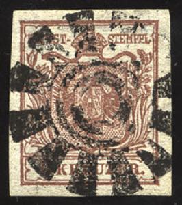 Austria - 1850/1854 - 6 kr. bruno ben ... 