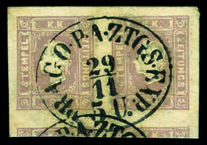 Austria - Francobolli per Giornali - 1859 - ... 