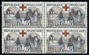Francia - 1918 - Pro Croce Rossa 15+15 c., ... 