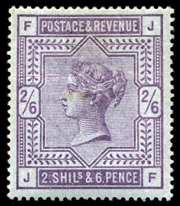 Gran Bretagna - 1883 - 2/6 violetto, ... 