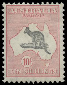 Australia - 1931/1936 - Canguro 10 s. grigio ... 