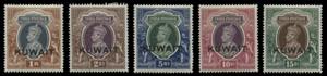 Kwait - 1929 - Giorgio V alti valori, ... 