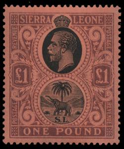 Sierra Leone - 1912/1921 - Giorgio V 1 £ ... 