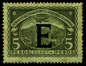 Colombia - Posta Aerea - 1923/28 - Fresca ... 