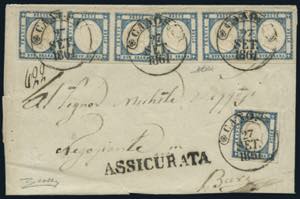 Napoli - 1861 - Splendida lettera ... 