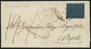 Parma - 1855 - Lettera spedita da Piacenza ... 